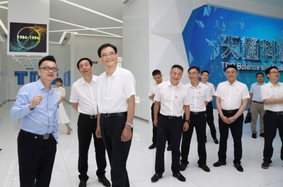 2020年6月16日時(shí)任浙江省委常委、統戰部部長(cháng)熊建平蒞臨天通