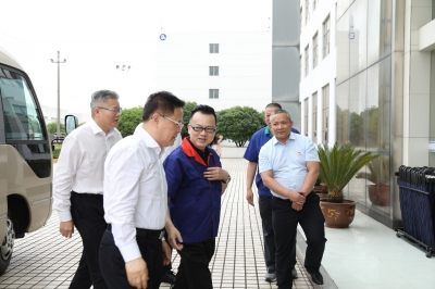 2021年5月11日時(shí)任浙江省委副書(shū)記、省長(cháng)鄭柵潔一行天通考察